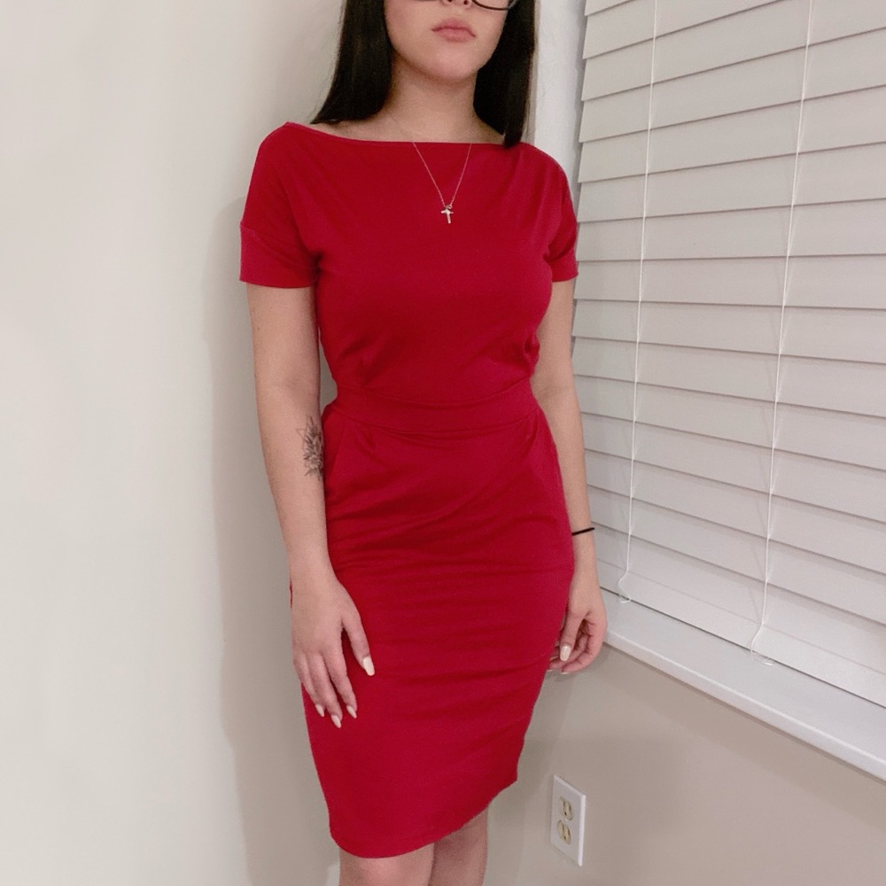 Red Casual Dress